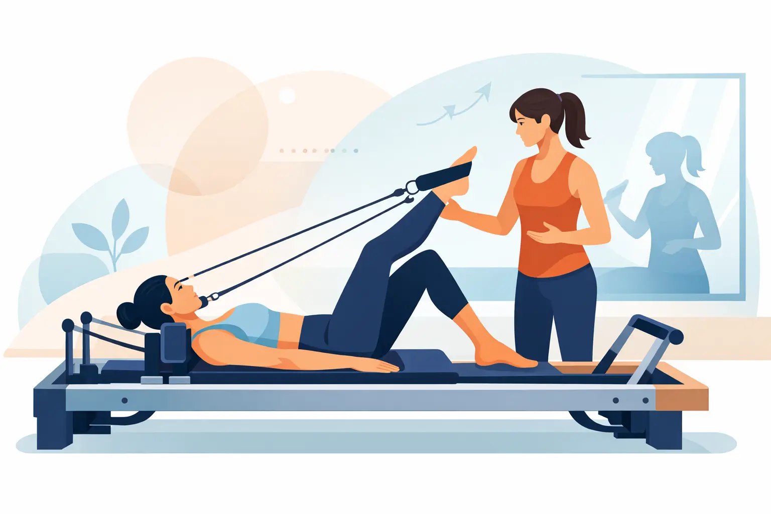 Entrenamiento guiado en reformer para avanzar