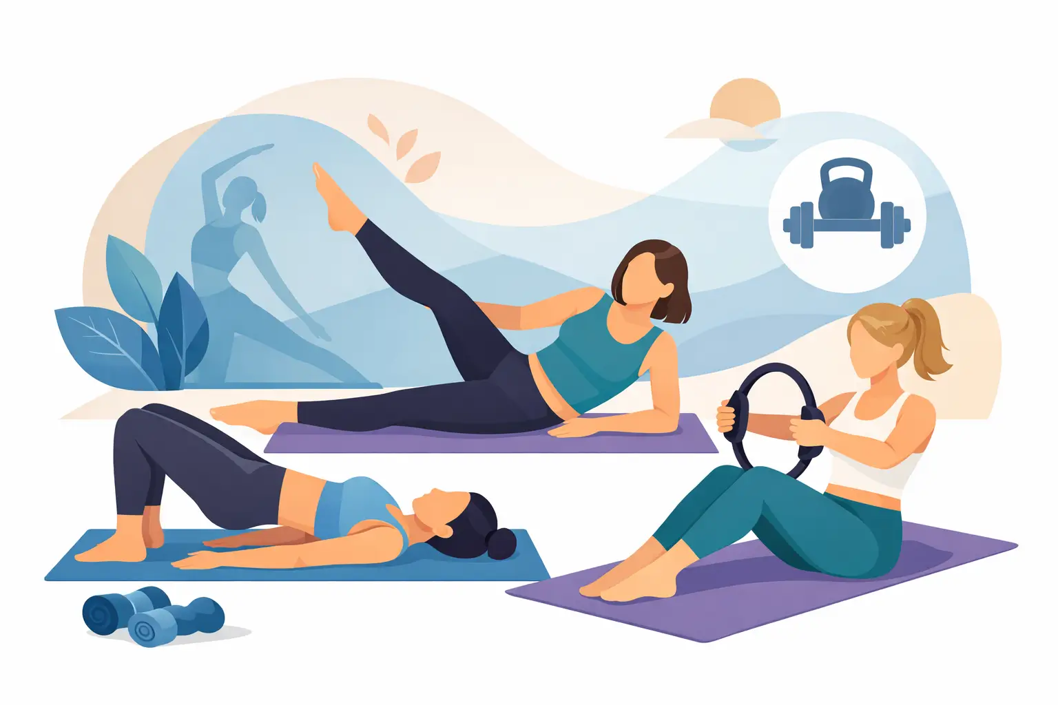 Mejores rutinas de Pilates low impact para fuerza