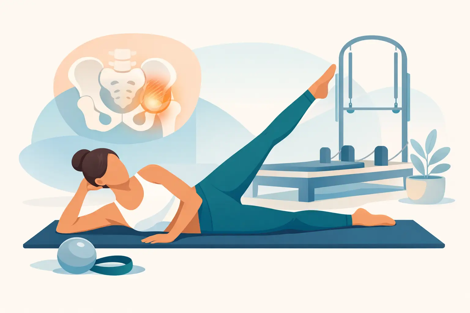 Cómo activar glúteos profundos con Pilates