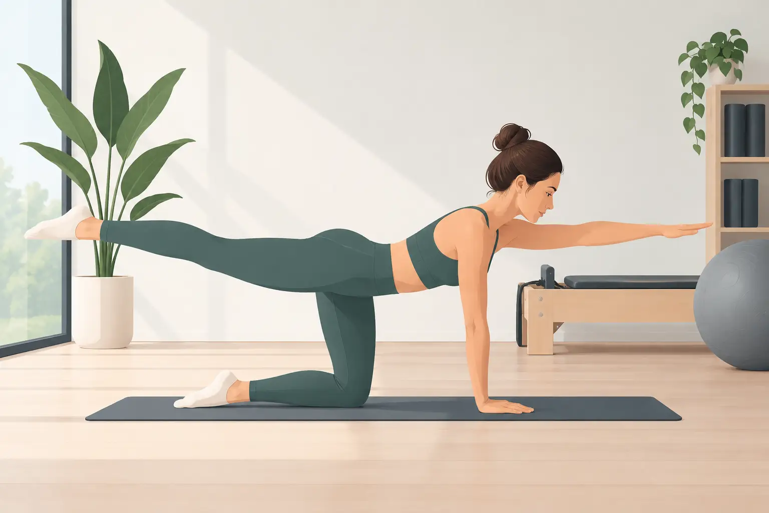 Clases Pilates para fuerza, postura y energía