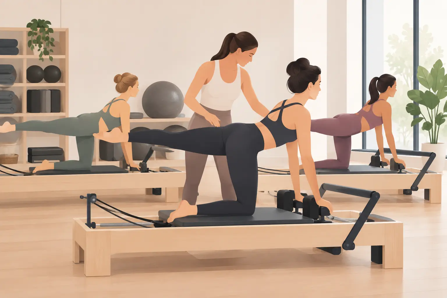 Qué incluye una clase boutique de Pilates