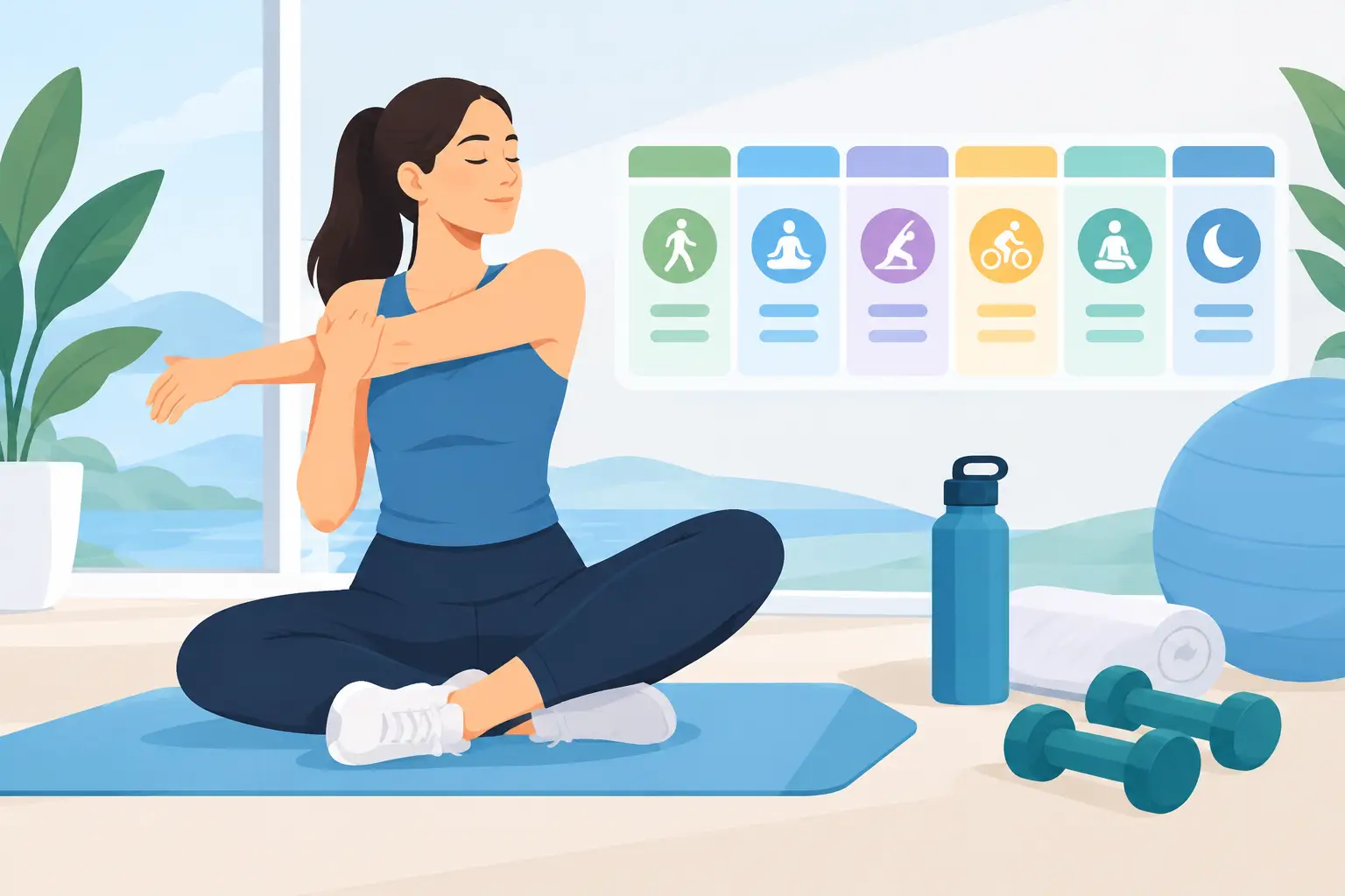 Guía de recuperación activa semanal efectiva