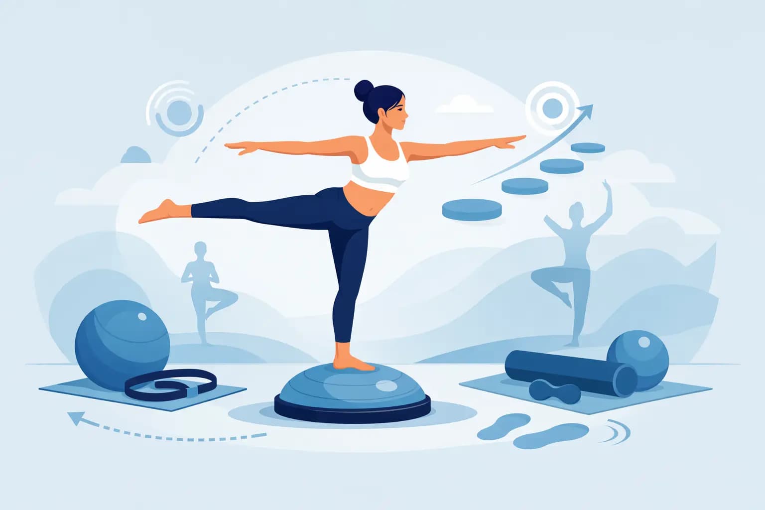 Cómo mejorar equilibrio y coordinación con Pilates