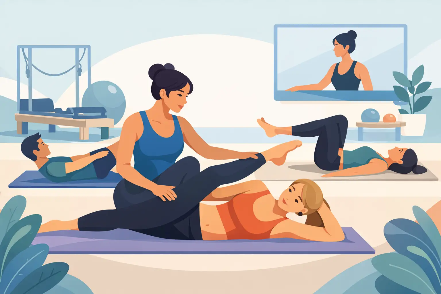 Clases de pilates guiadas para entrenar mejor