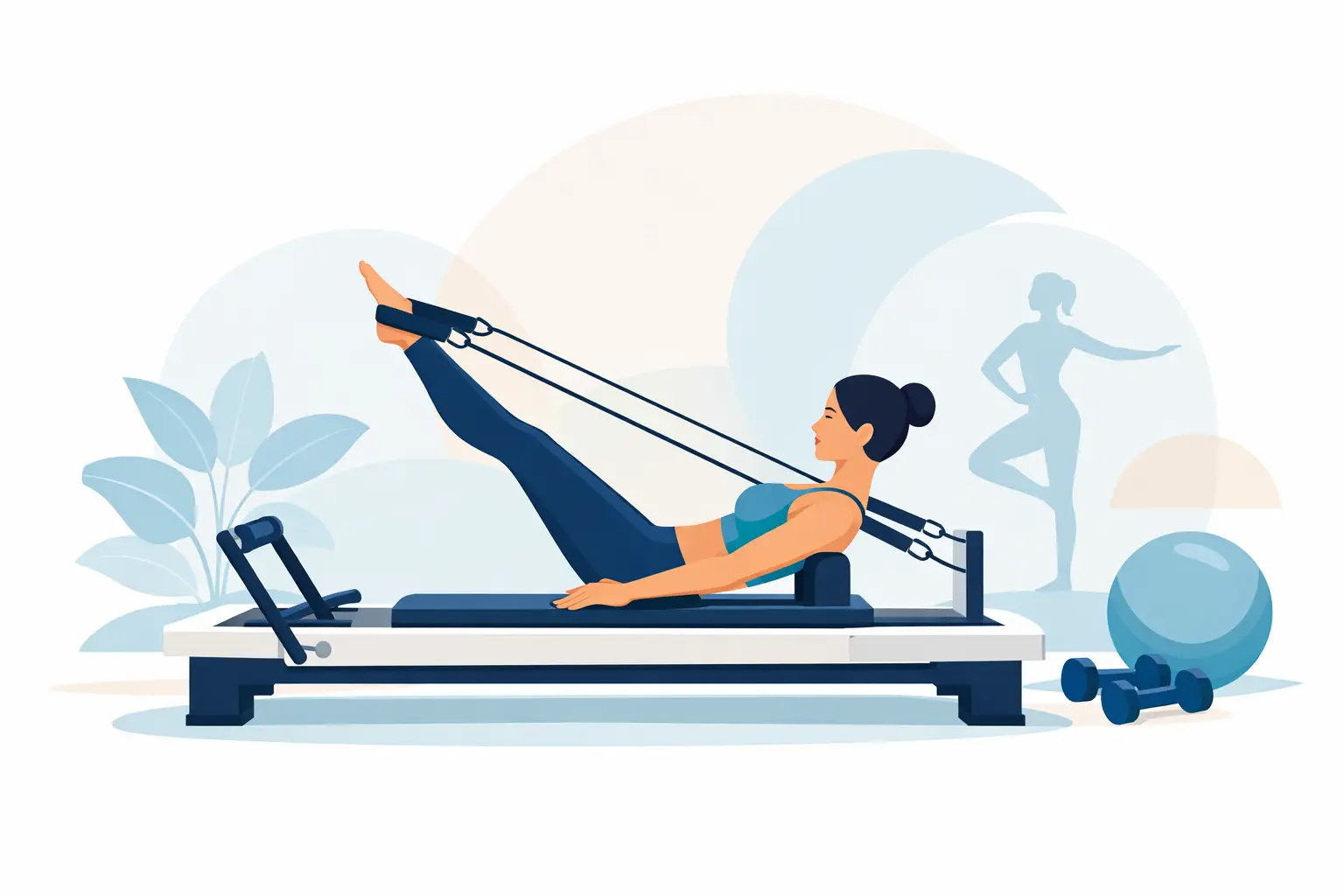 Pilates Reformer para tonificar con control