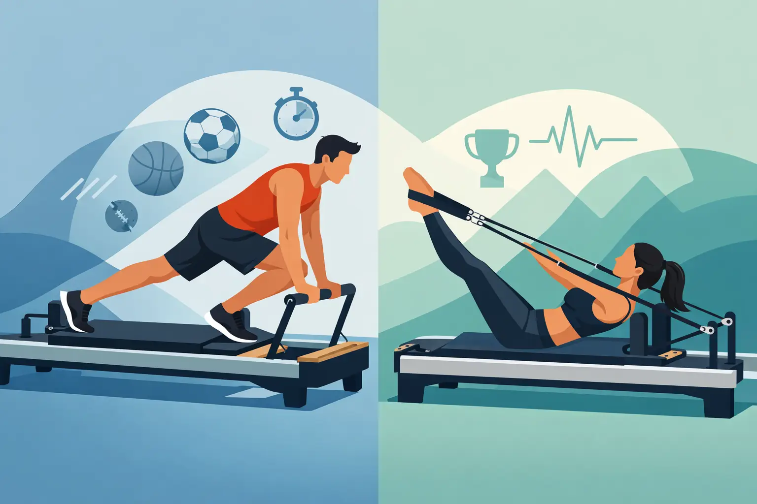 Pilates reformer para deportistas: por qué funciona