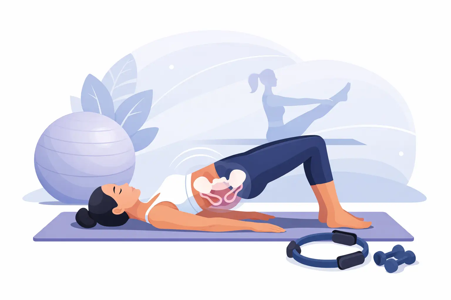 Cómo fortalecer suelo pélvico con Pilates