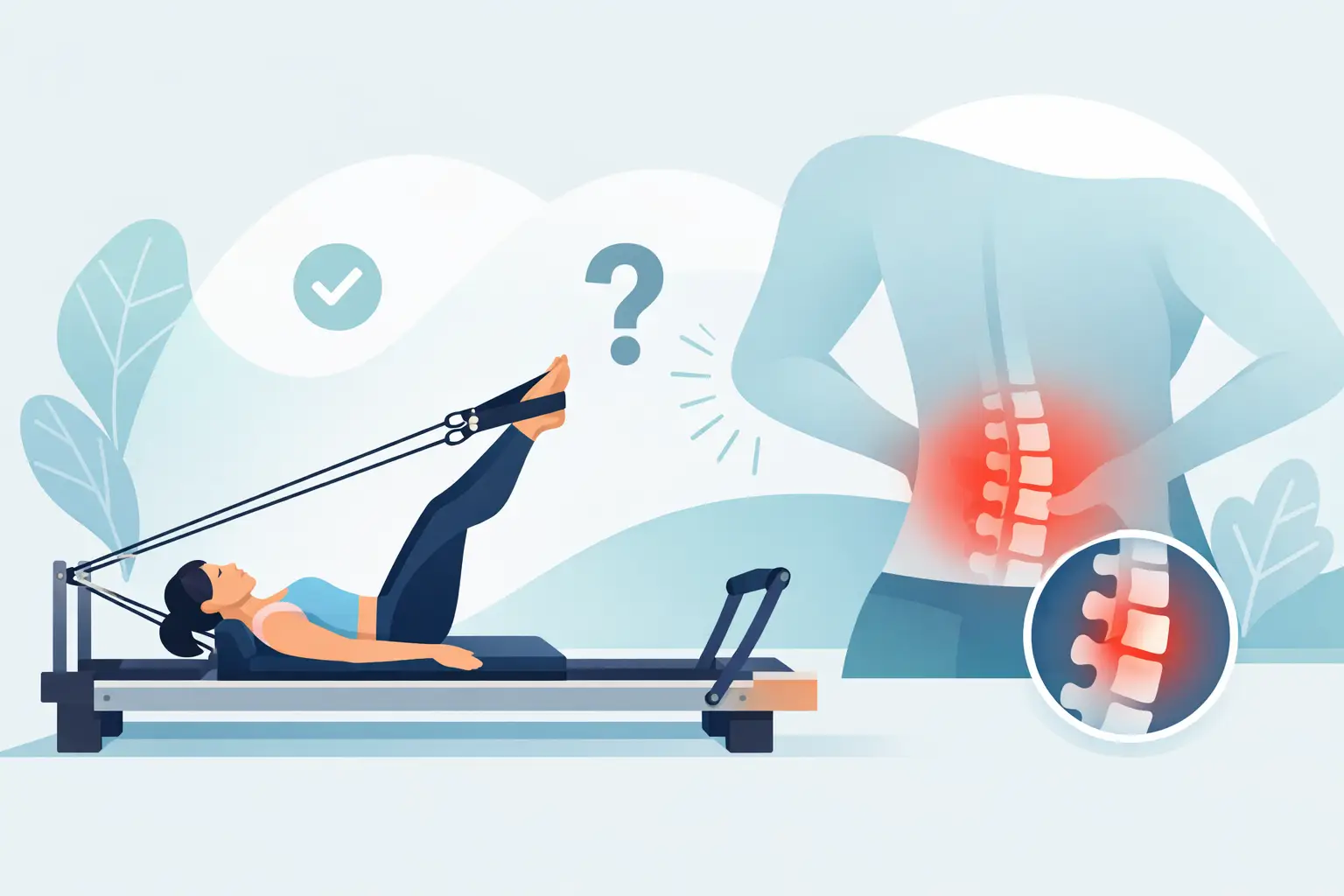 Pilates Reformer para dolor lumbar: ¿sí o no?