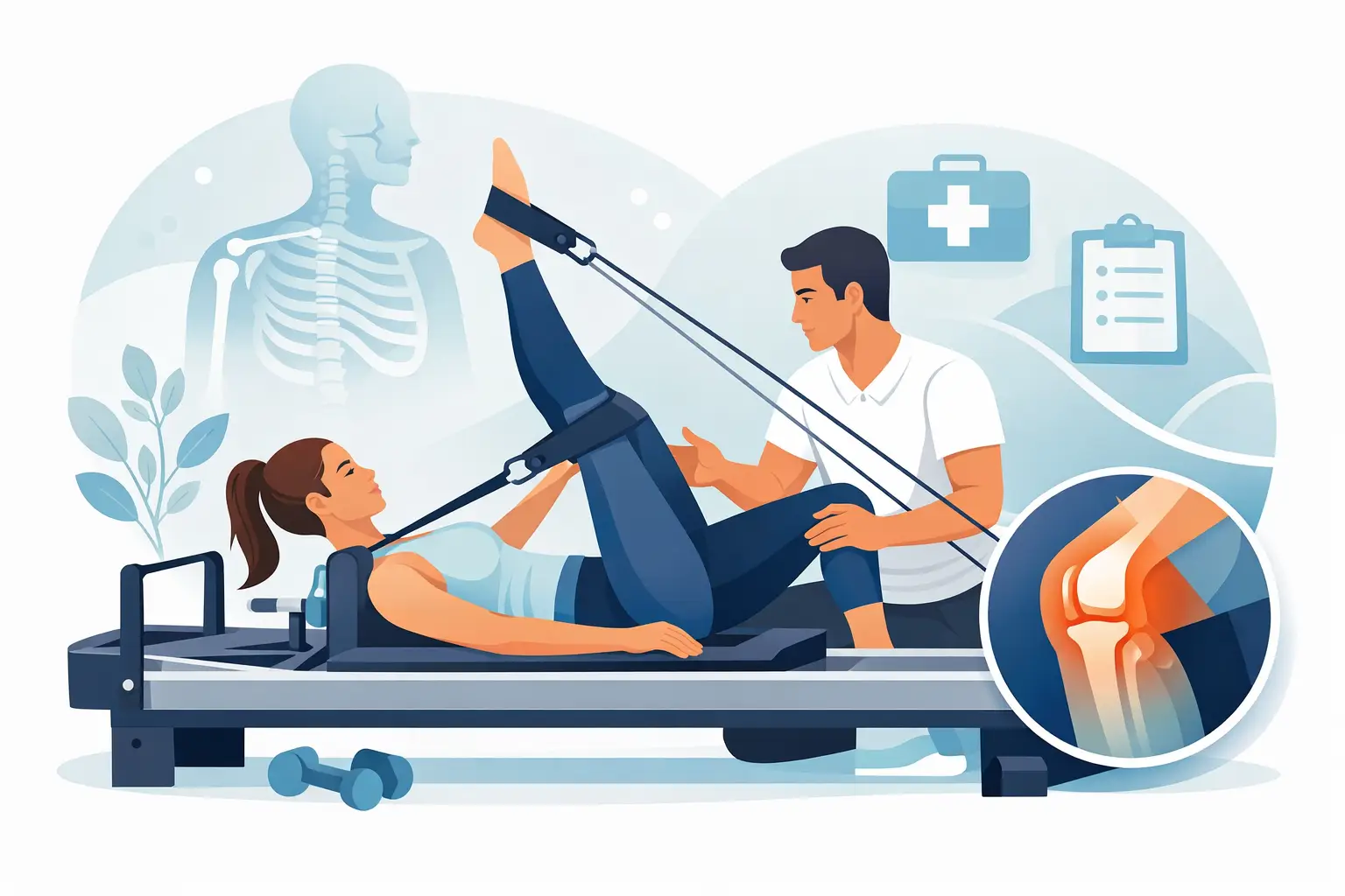 ¿Pilates reformer sirve para lesiones?