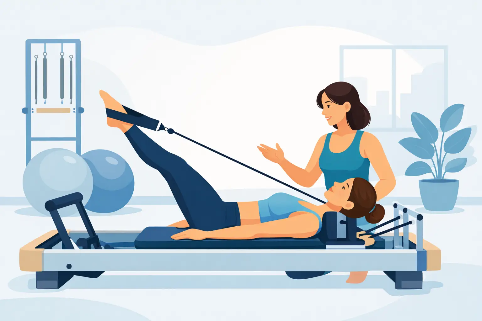 Pilates reformer con atención personalizada