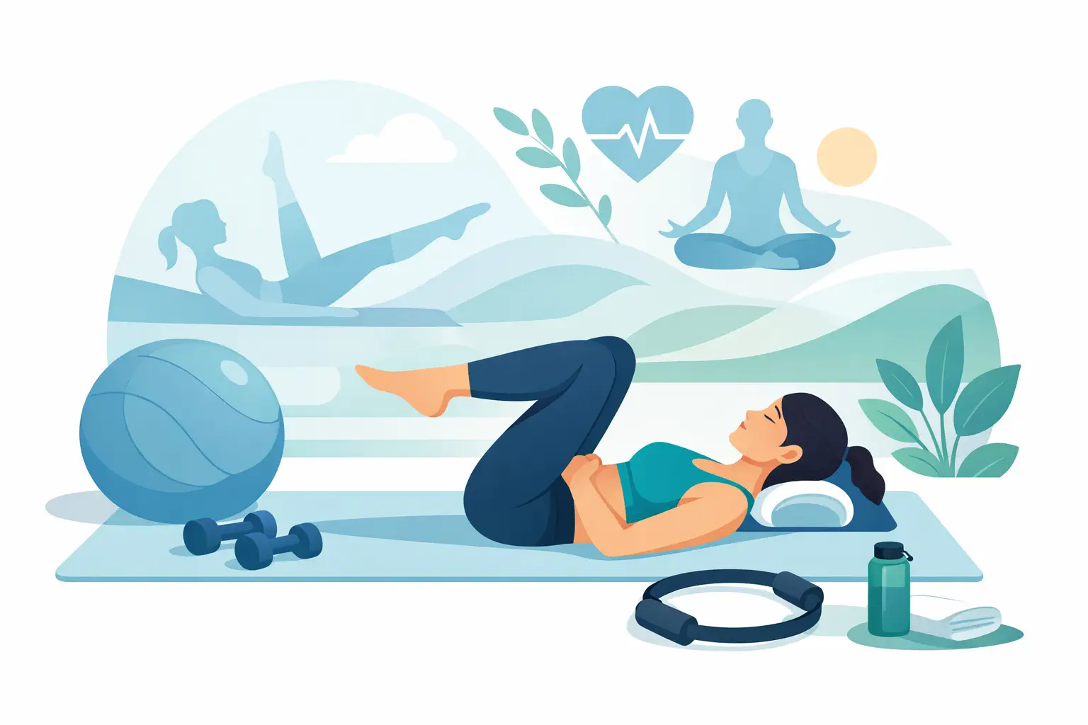 Cómo usar pilates para recuperarte bien