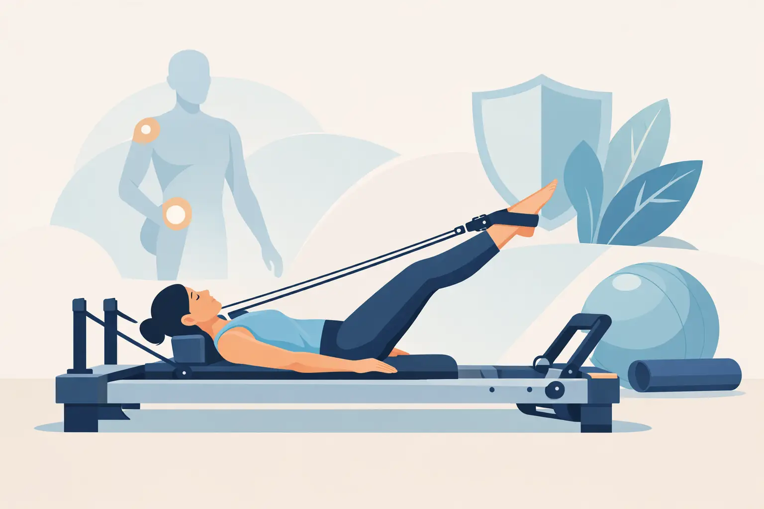 Pilates reformer para prevenir lesiones