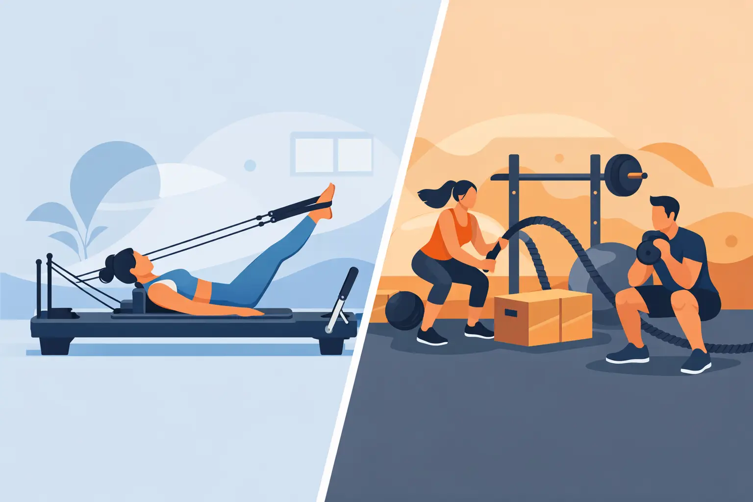 Pilates reformer vs entrenamiento funcional