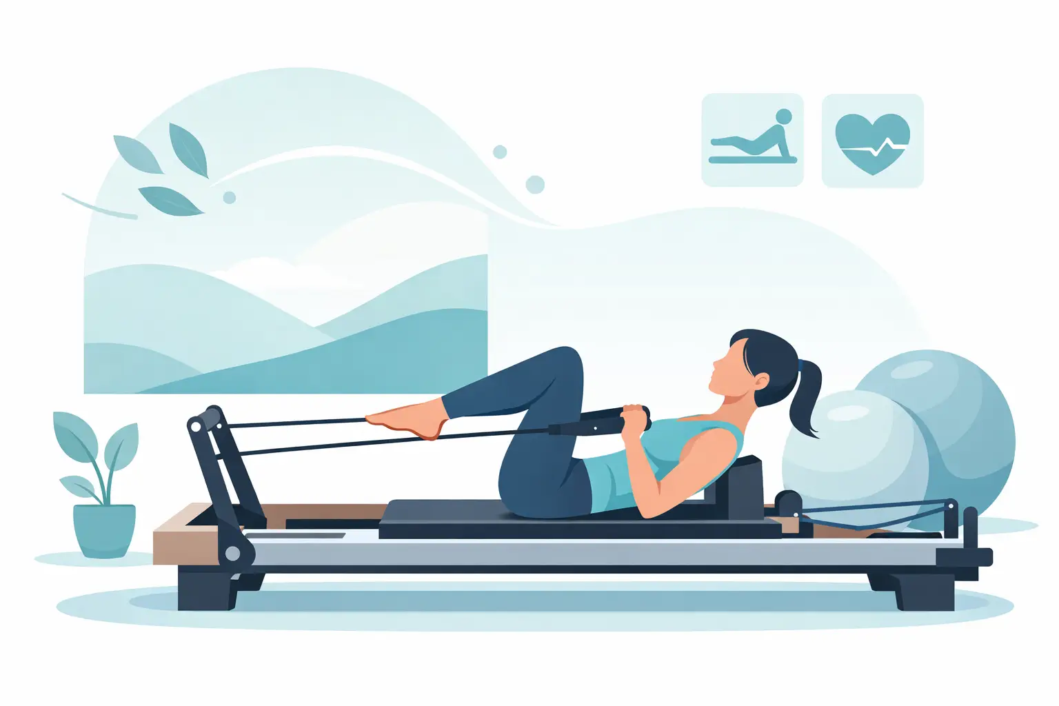 Pilates Reformer de bajo impacto: beneficios