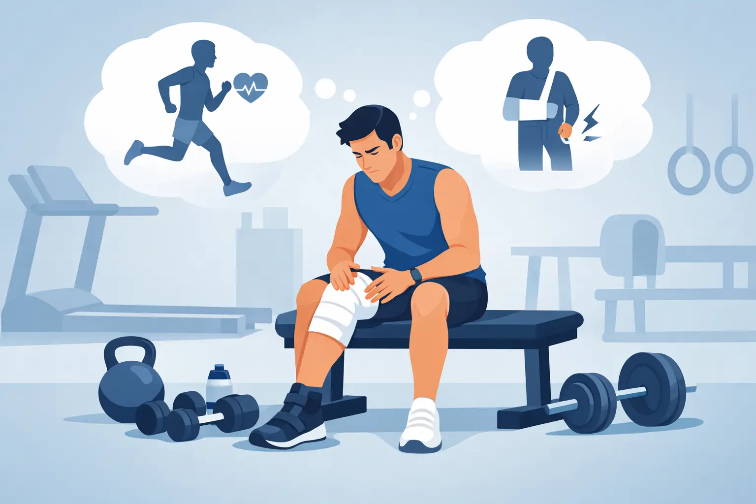 ¿Es seguro entrenar lesionado?