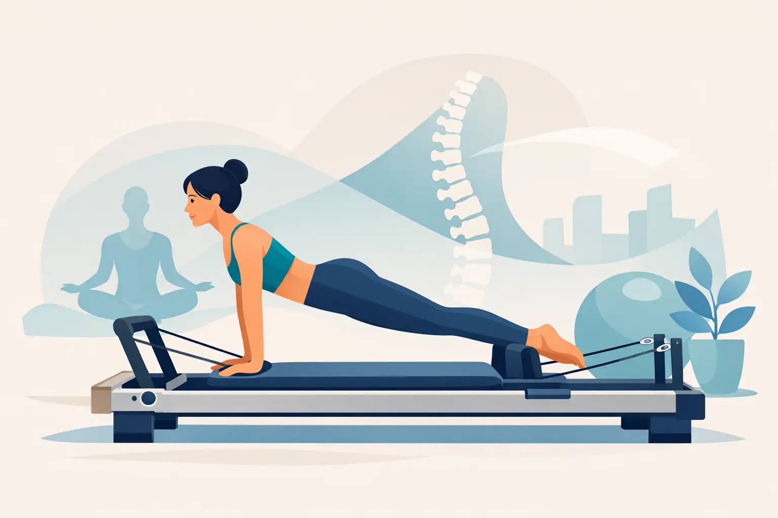 Pilates Reformer: fuerza, postura y control