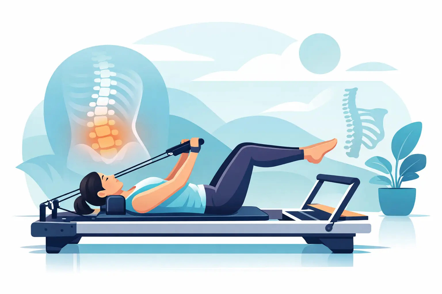 Pilates Reformer para dolor de espalda