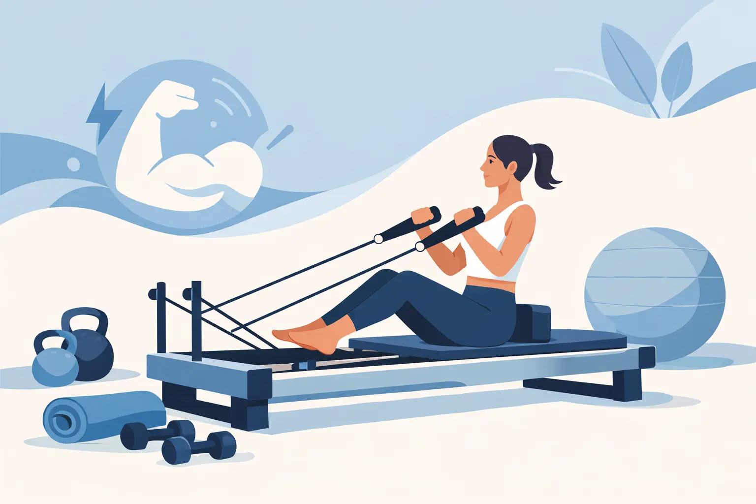 Cómo ganar fuerza con pilates de verdad
